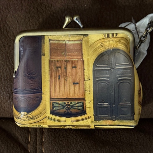 PATRICIA NASH Leather Borse Coin Purse Doorways to Italy NWT - Picture 2 of 5